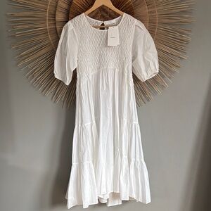 Merlette white dress XS